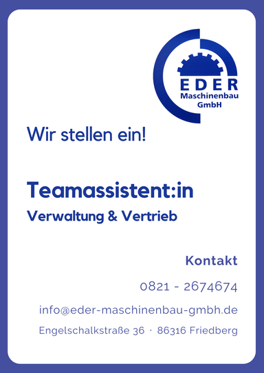 Stellenanzeige